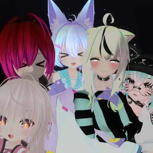 An image of a Group of people taken in VRChat