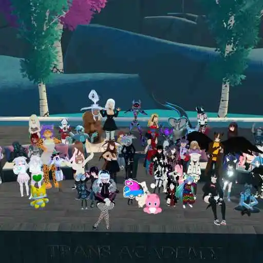 A group Photo taken at TPVR23, taken in VRChat