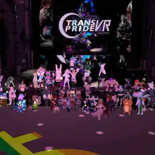 A group Photo taken at TPVR23, taken in VRChat